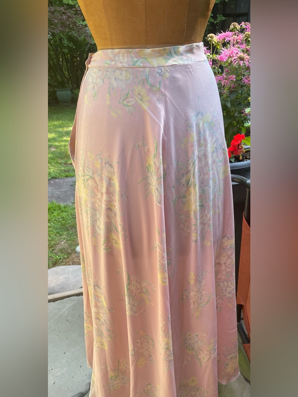Ralph Lauren Purple Label 100% Silk Floral Midi - Picture 5 of 17